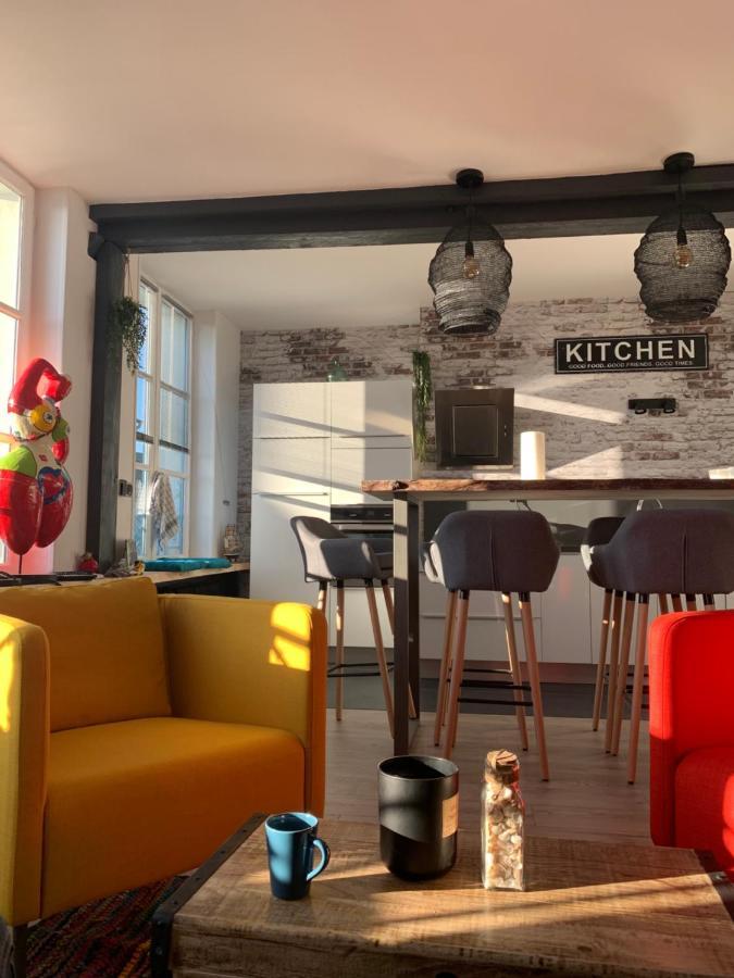 La Loge Des Artistes Lägenhet Honfleur Exteriör bild
