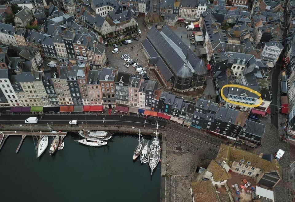 La Loge Des Artistes Lägenhet Honfleur Exteriör bild